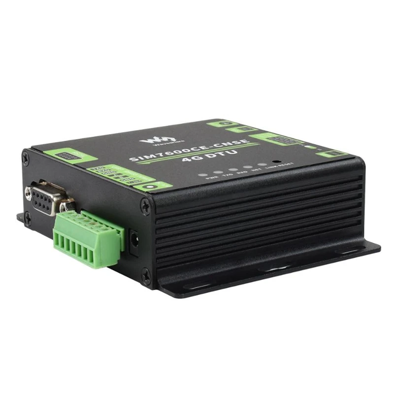 Waveshare SIM7600CE-CNSE เกรดอุตสาหกรรม4G DTU RS232/485 /ttl ถึง4G LTE สำหรับประเทศจีนปลั๊ก US ตะวันออกเฉียงใต้