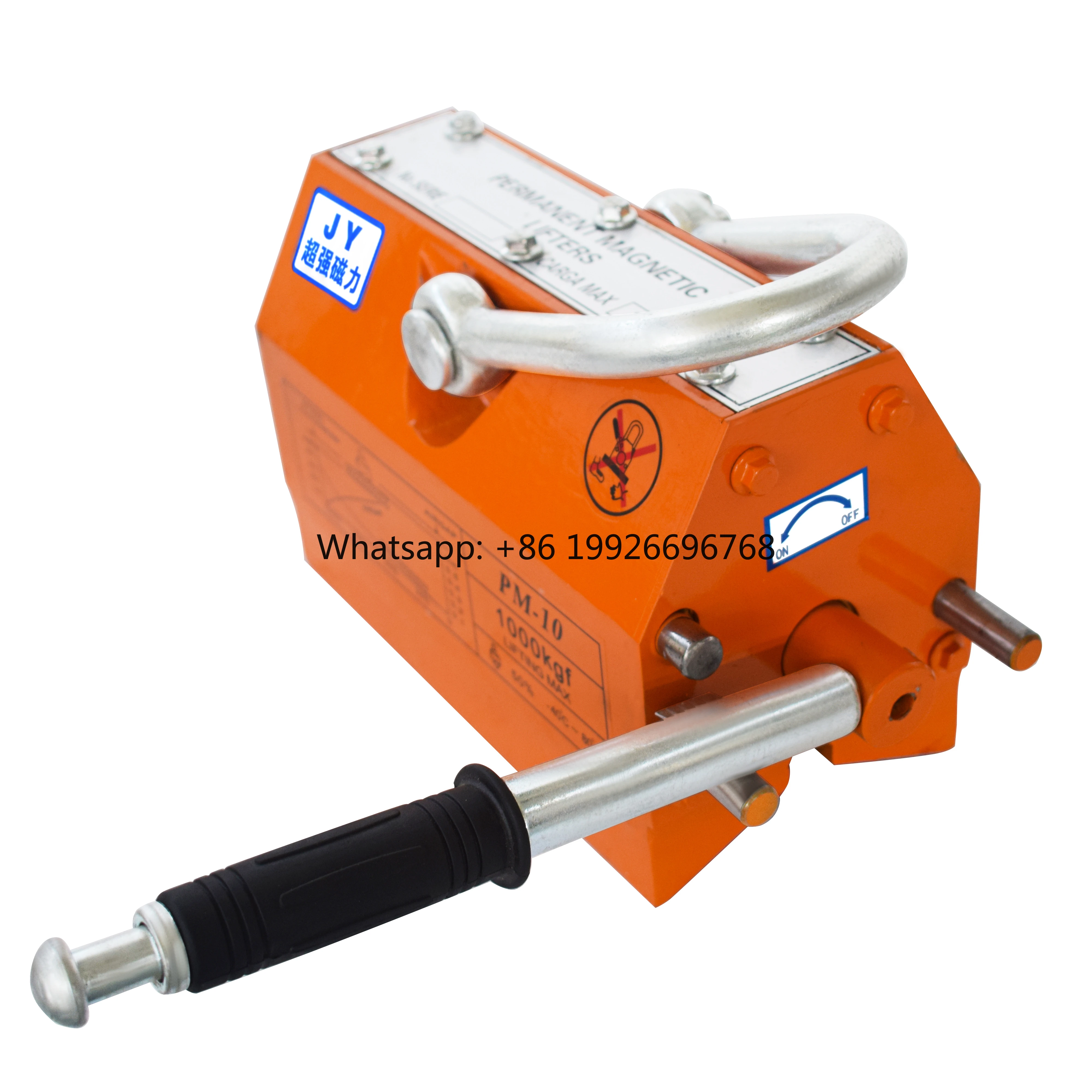 مغناطيس النيوديميوم القوي الدائم للخردة الفولاذية ذات الشكل الدائري 1000 كجم