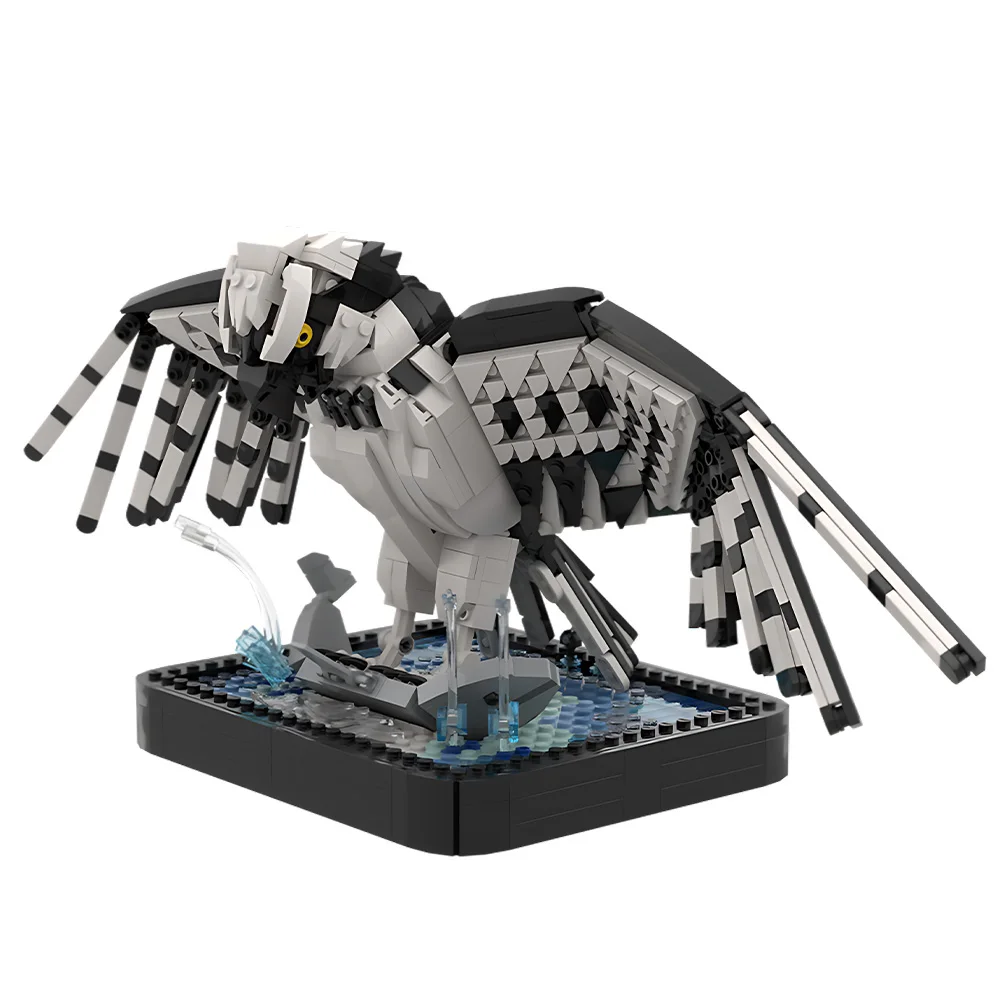 

MOC Osprey Building Blocks DIY Pandion Haliaetus Bird Animal Brick Toy Adult Gift