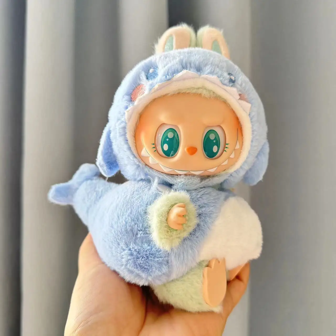 For First/Second Generation Labubu Doll Clothes Dress Up Plush Pajamas Set Festival Girl Gifts