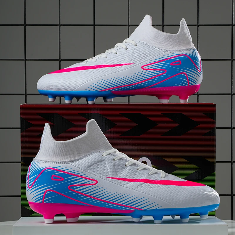 

Men New FG Football Boots Original Casual Breathable Ankle Male Soccer Shoes Sneakers Comfortable Ultralight Fast Football Shoes