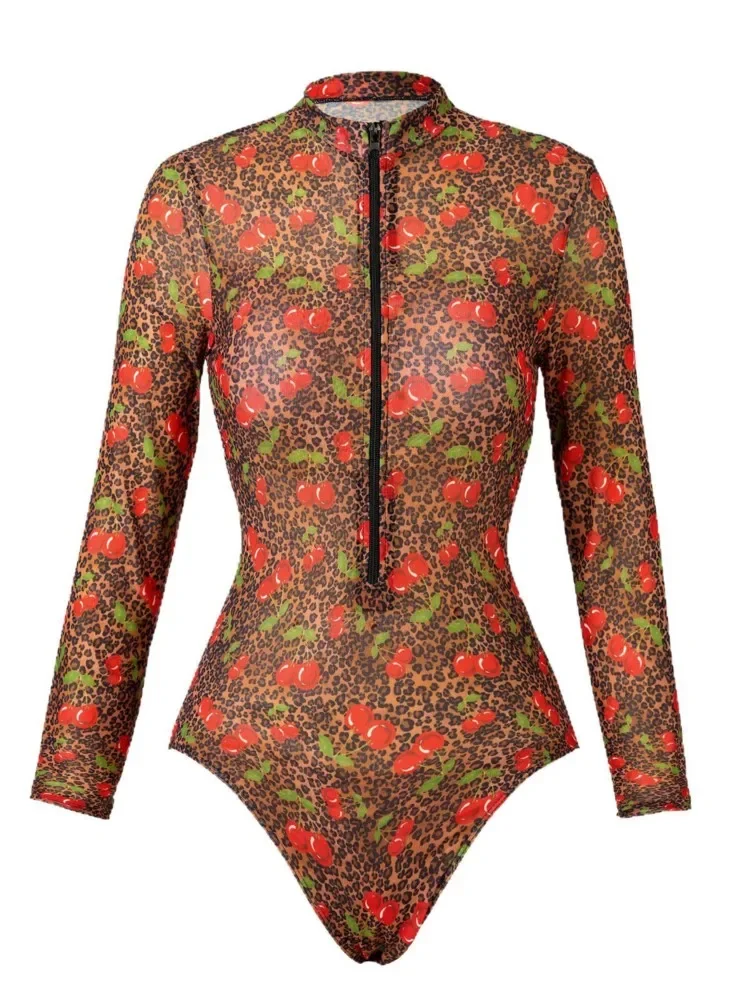 Malha de cintura alta sexy maiô feminino verão conjunto biquíni manga longa roupa de banho praia terno de natação para feminino Куlvьник