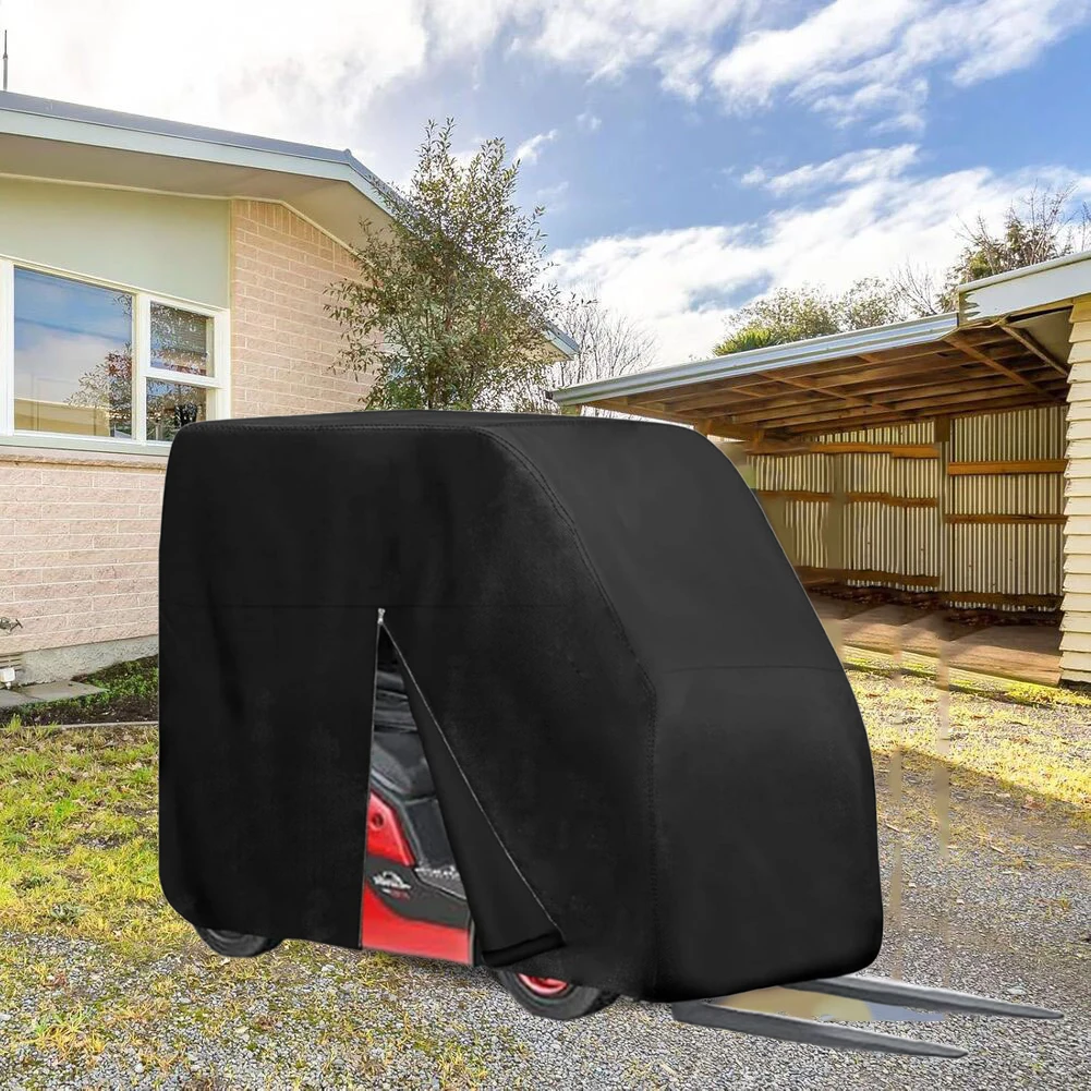 

Waterproof Dustproof Forklift Cover Protective Cover Heavy Duty 210D Oxford Cloth Fits Most Forklifts 254114203 CM