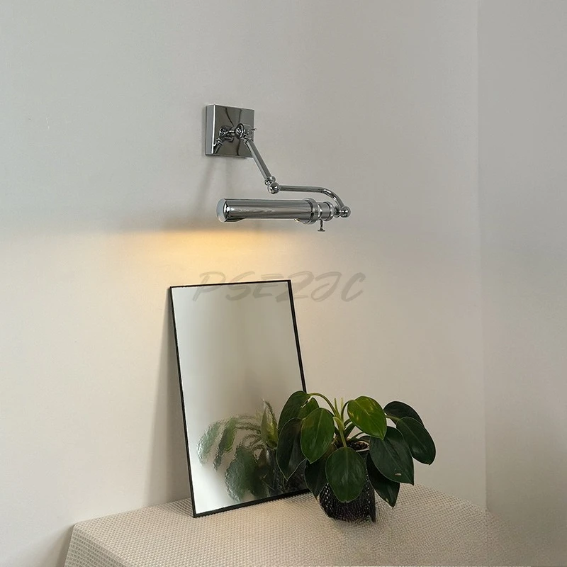 Foldable Rocker Mirror Headlights Creative Corridor Coffee Shop Mural Lights Retro Washbasin Wall Lights