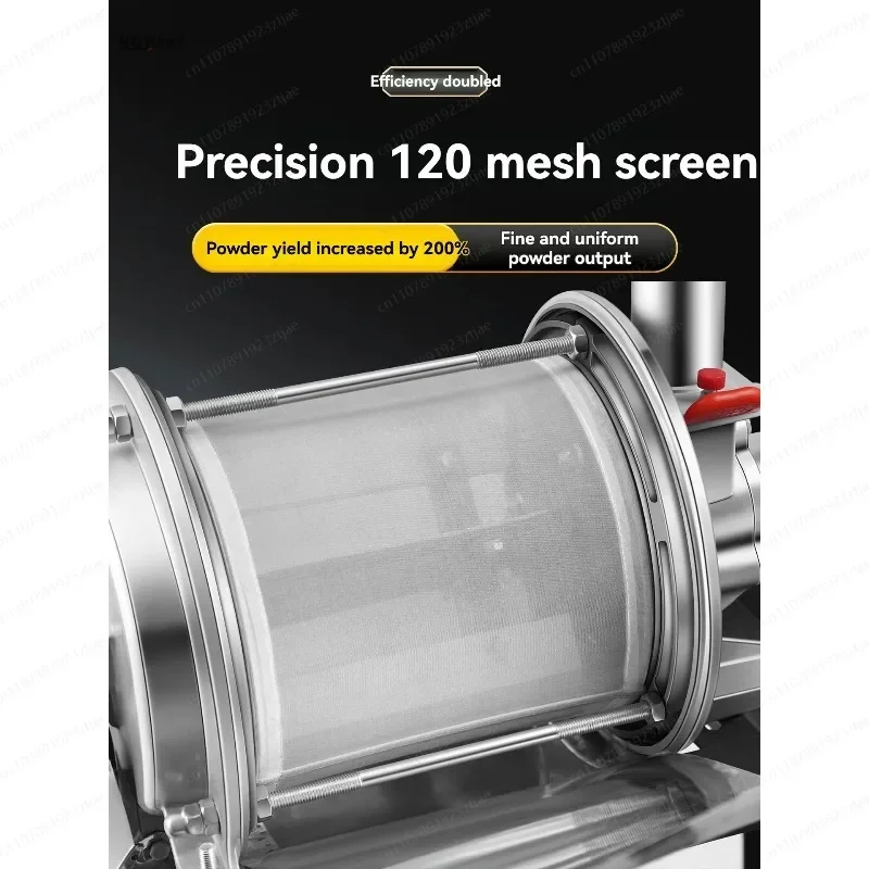 Household Grain Grinder Small Crusher, Stainless Steel Electric Mill for Whole Grains Beans Spices Kitchen Use