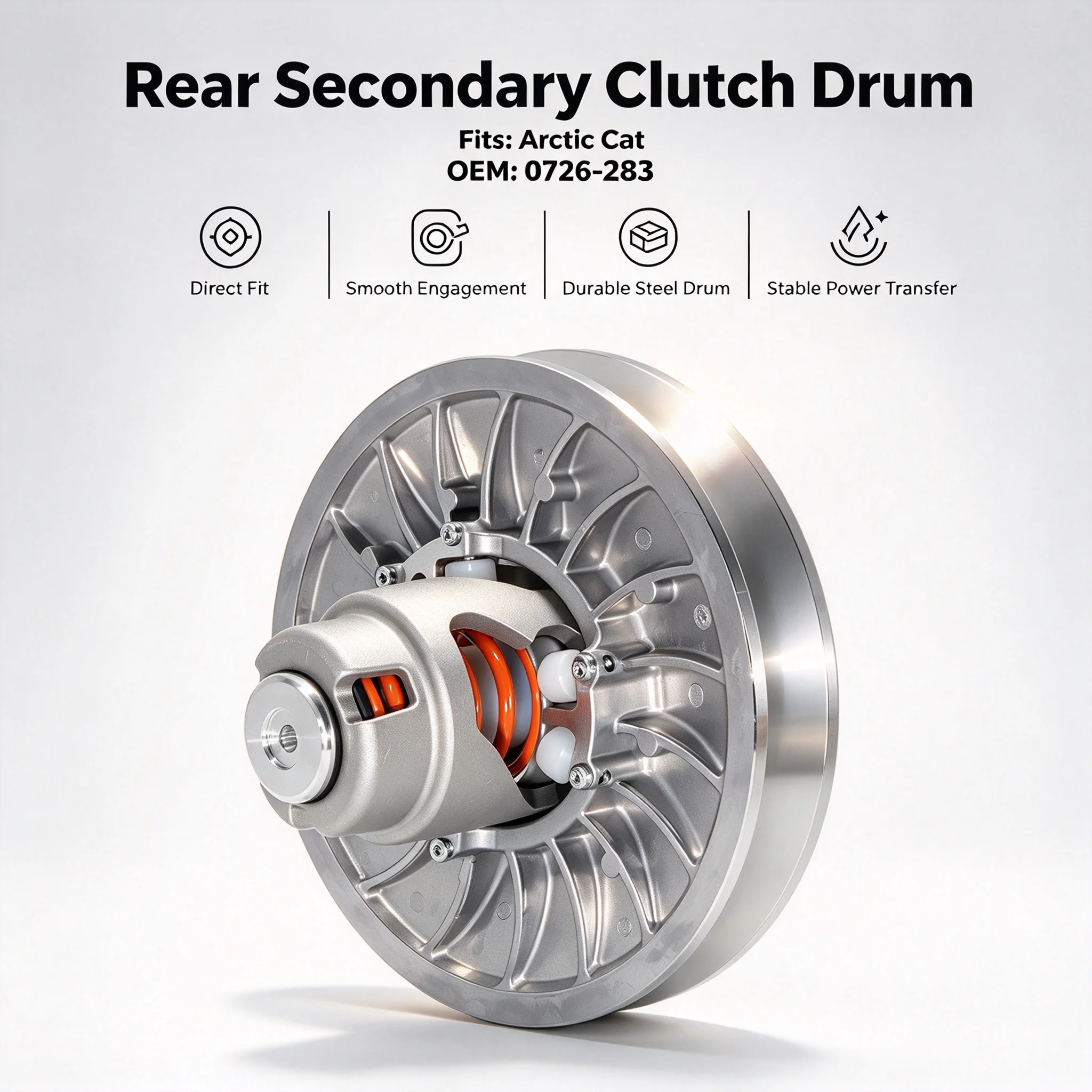 snowmobile Rear Primary Drive Clutch drum For Arctic Cat Bearcat 570 XT LTD Long Track Crossfire 6/8 1000 LE Sno Pro EFI CF1000