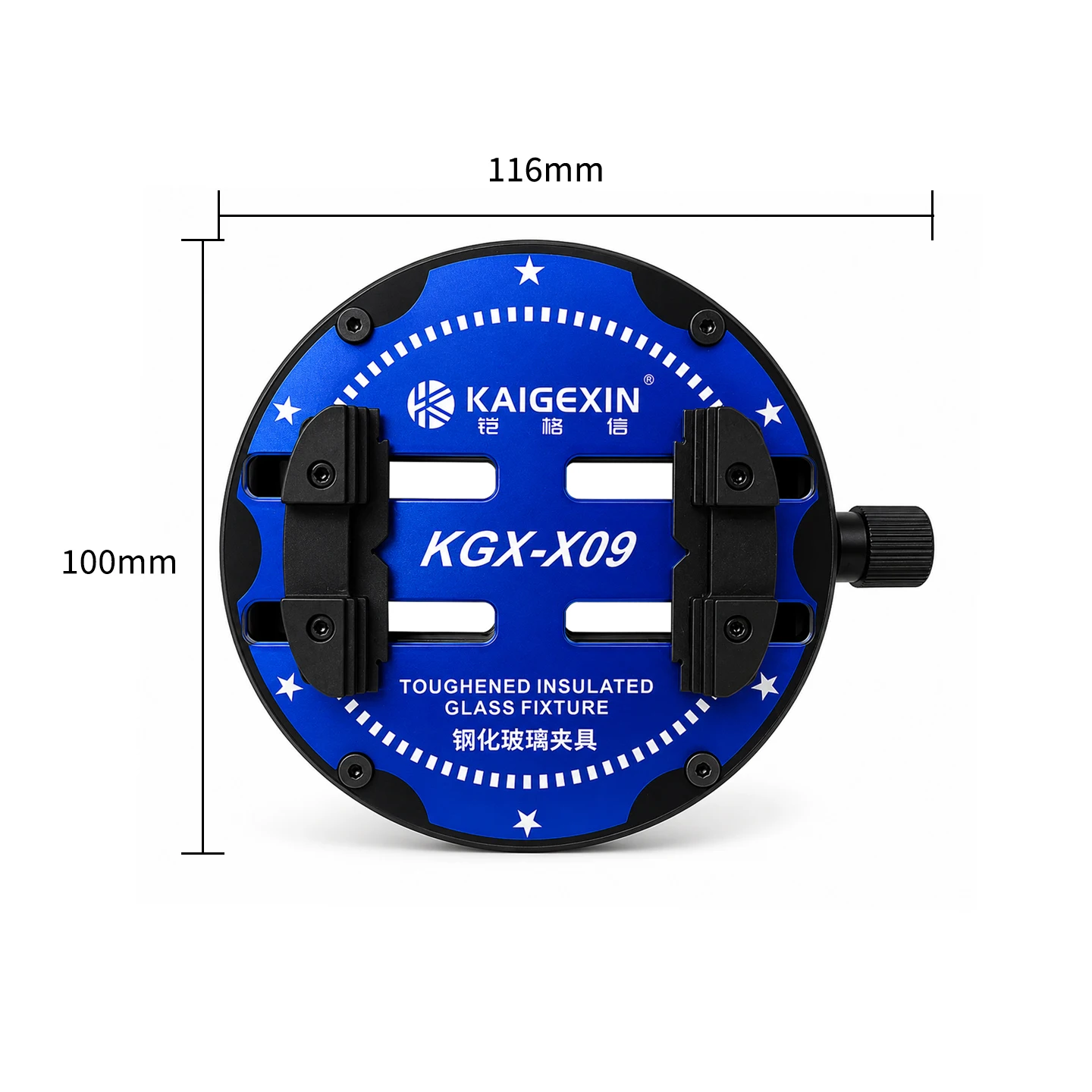 KAIGEXIN KGX X09 Tempered Insulated Glass Fixture High Temperature for Phone CPU Chip Soldering Repair Fixed Holder Tools