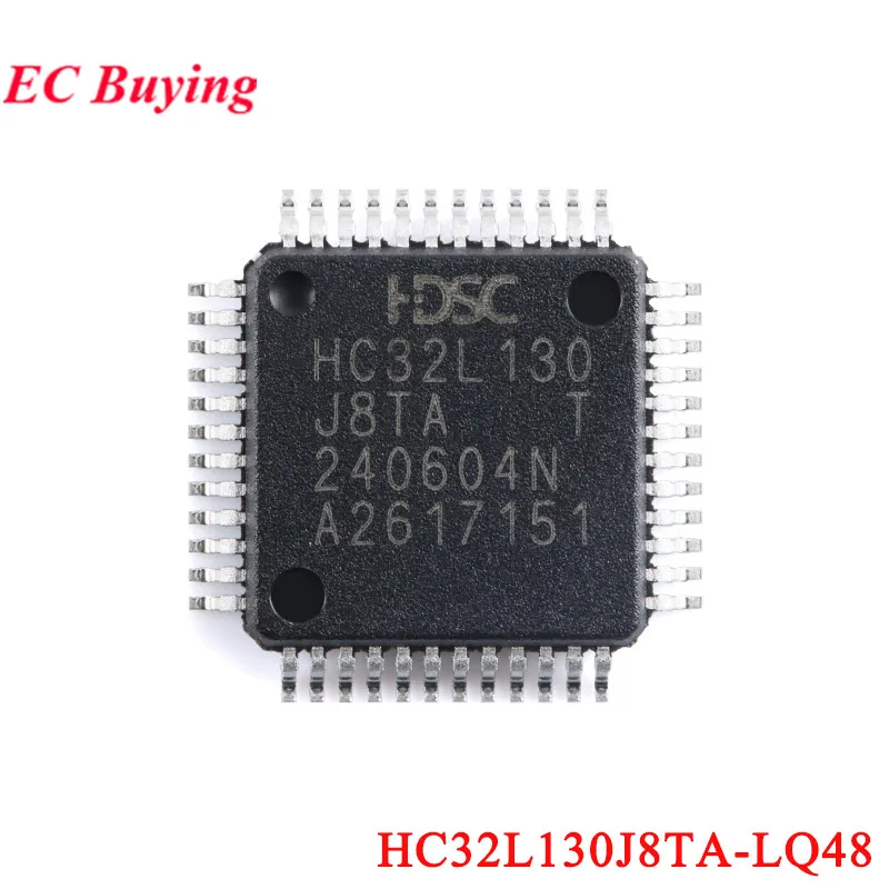 10Pcs/1pc HC32L130J8TA-LQ48 HC32L130 J8TA LQFP-48 ARM Cortex-M0 32-bit Microcontroller MCU Chip IC