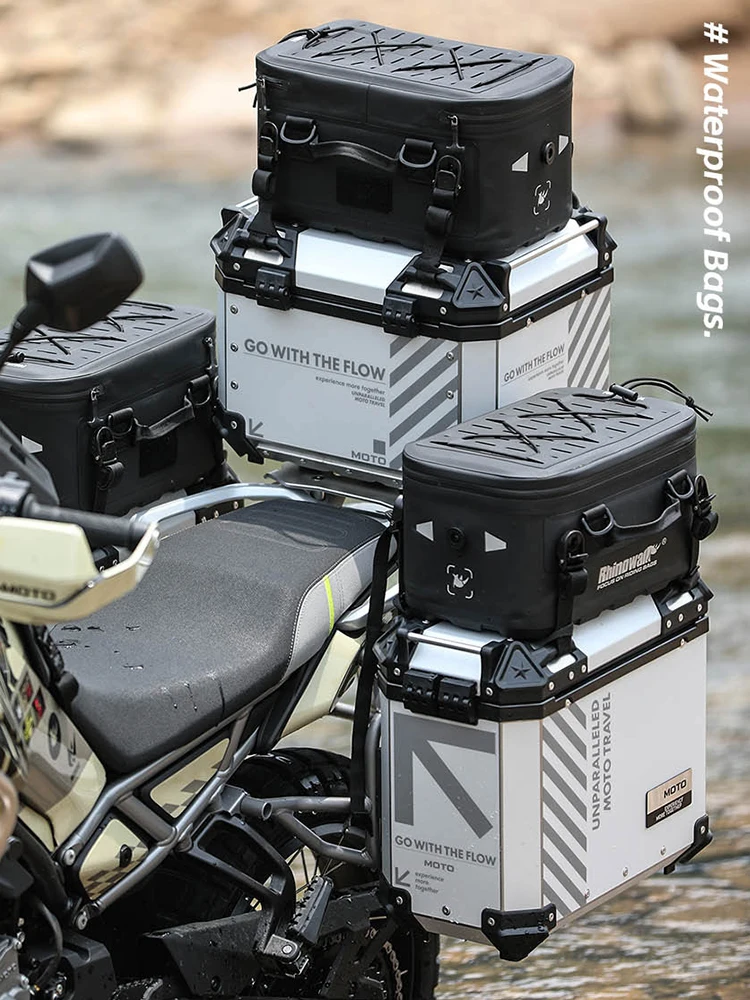 Rhinowalk Top Bag Waterdicht Voor BMW R 1200GS LC R1250GS Adventure ADV F750GS F850GS Top Box Fietstassen Tas Case Bagage Tassen - afbeelding 2