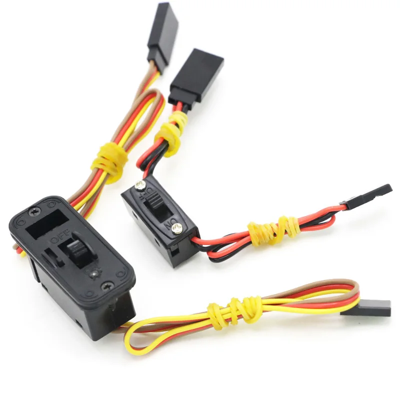 RC-Schalter-Steck verbinder Hochleistungs-RC-Schalter mit LED-Anzeige jr rc Ein-Aus-Steck verbinder Zubehör für Empfänger zubehör
