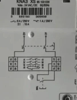 (2 pieces) KNA3 XS 24VAC/DC relay