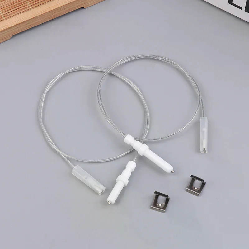 Gas Cooktop Stove Spare Igniter Electrode Spark Plug With Wire Ignition Ceramic Pin Ceramic Height 35mm 40mm For Gas Cooker