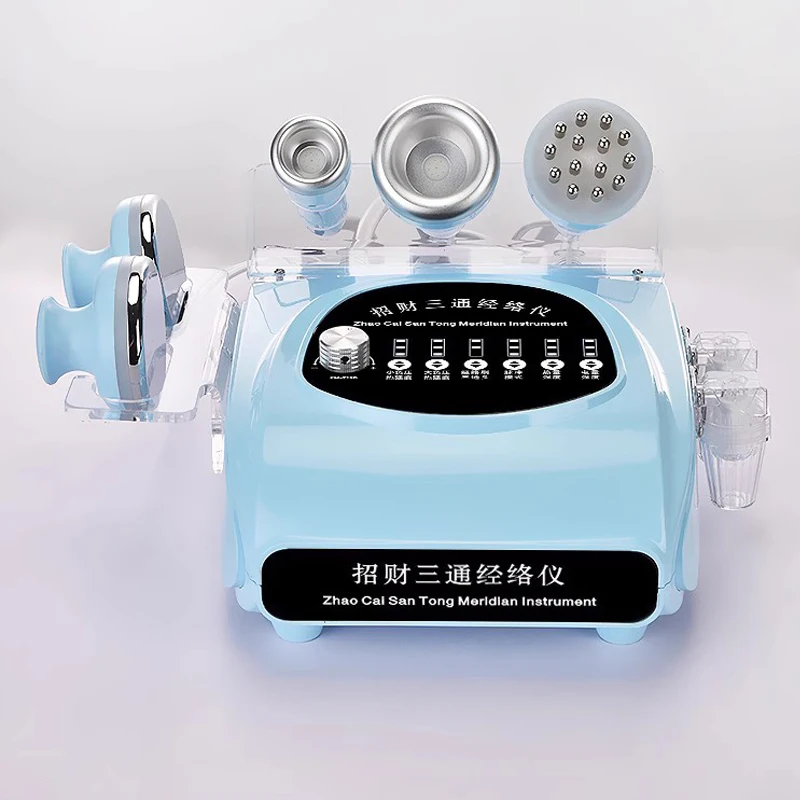 Electric Scraping Instrument, Meridian Dredging Three-Way Master, Suction Machine, Fascia Knife, Cupping Beauty Salon
