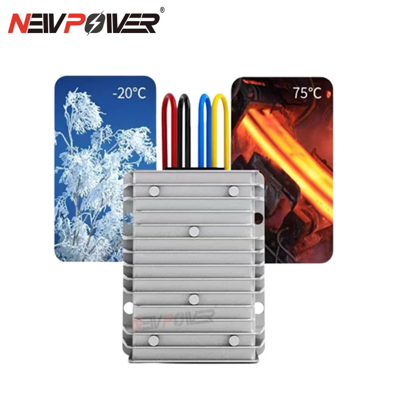 Customized Isolated DC Converter Input 75-150V To Dual Output 5V 12V 10A Step down Power supply Solar Car DC Converter