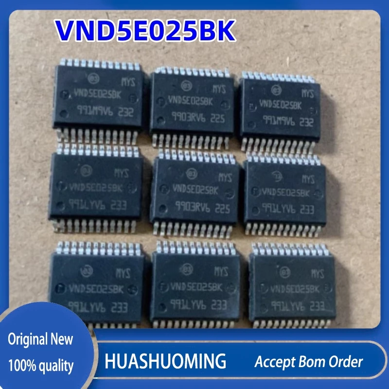 5Pcs/LOT   VND5E025BK   VND5E025     VND5025AK-E  VND5025     VND5025AK  SSOP24