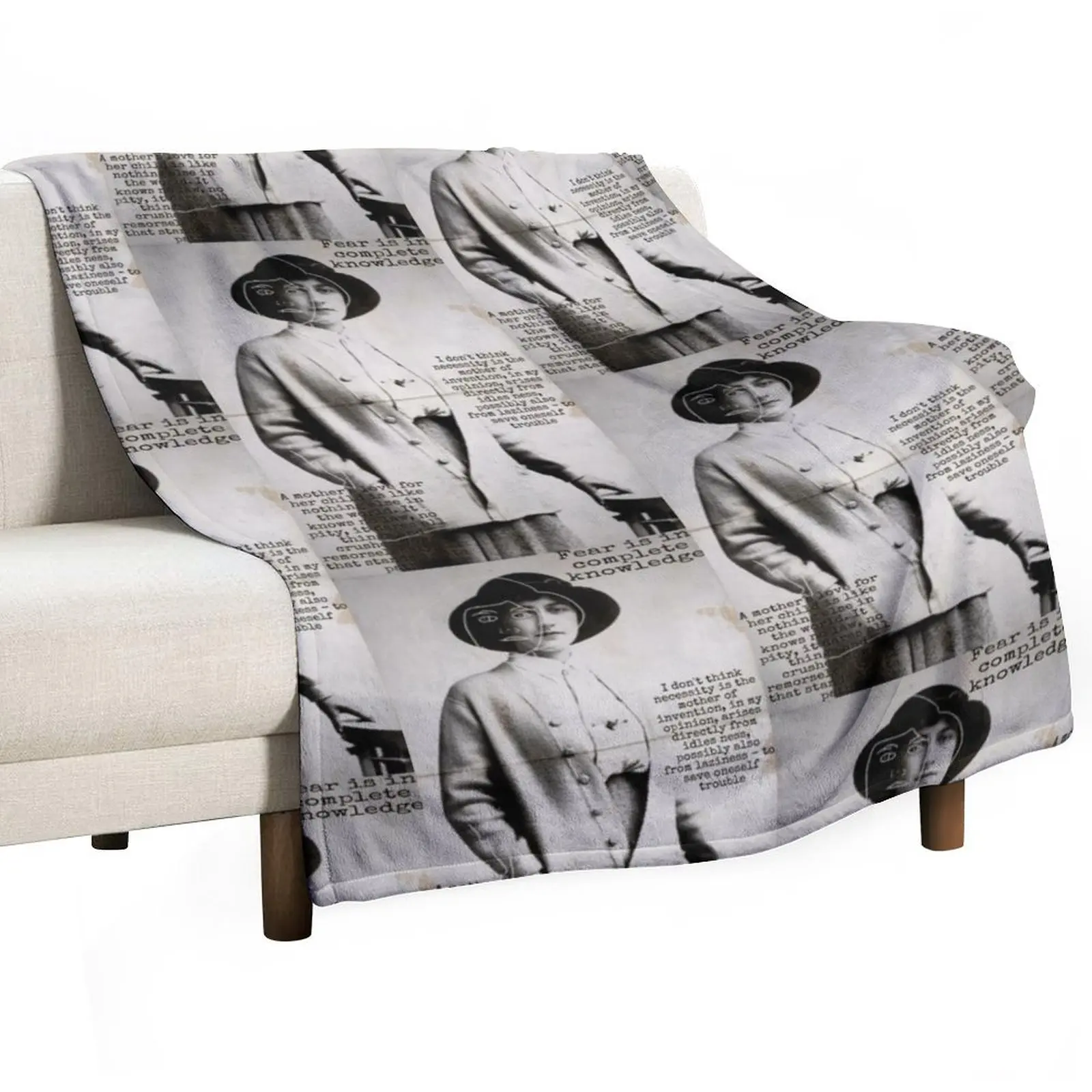 agatha christie appreciation Throw Blanket cosplay anime Fashion Sofas Blankets