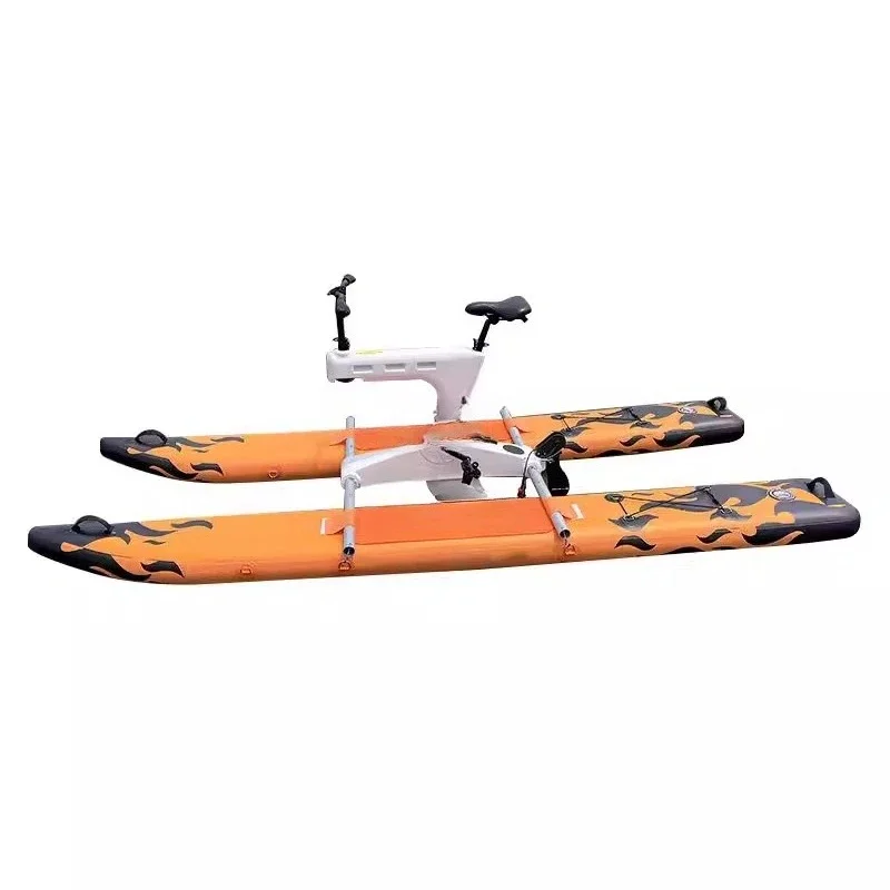 Water self-cycling, single-person water pedaling, floating water cycling foot sports
