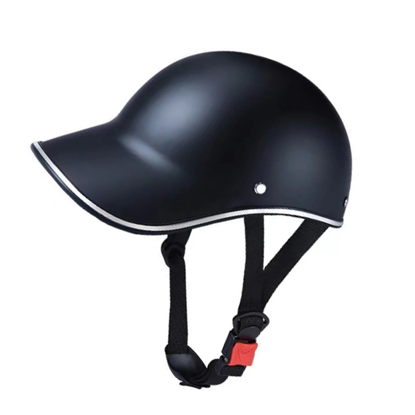 

Мотоциклетный бейсбольный шлем, каска, дышащий регулируемый легкий черный мотоциклетный бейсбольный шлем из АБС-пластика