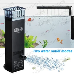 3W Aquarium Surface Oil Skimmer Filter Mini Mute Auto Oil Film Processor Remove Tool for Fish Tank Water Filtration 220-240V