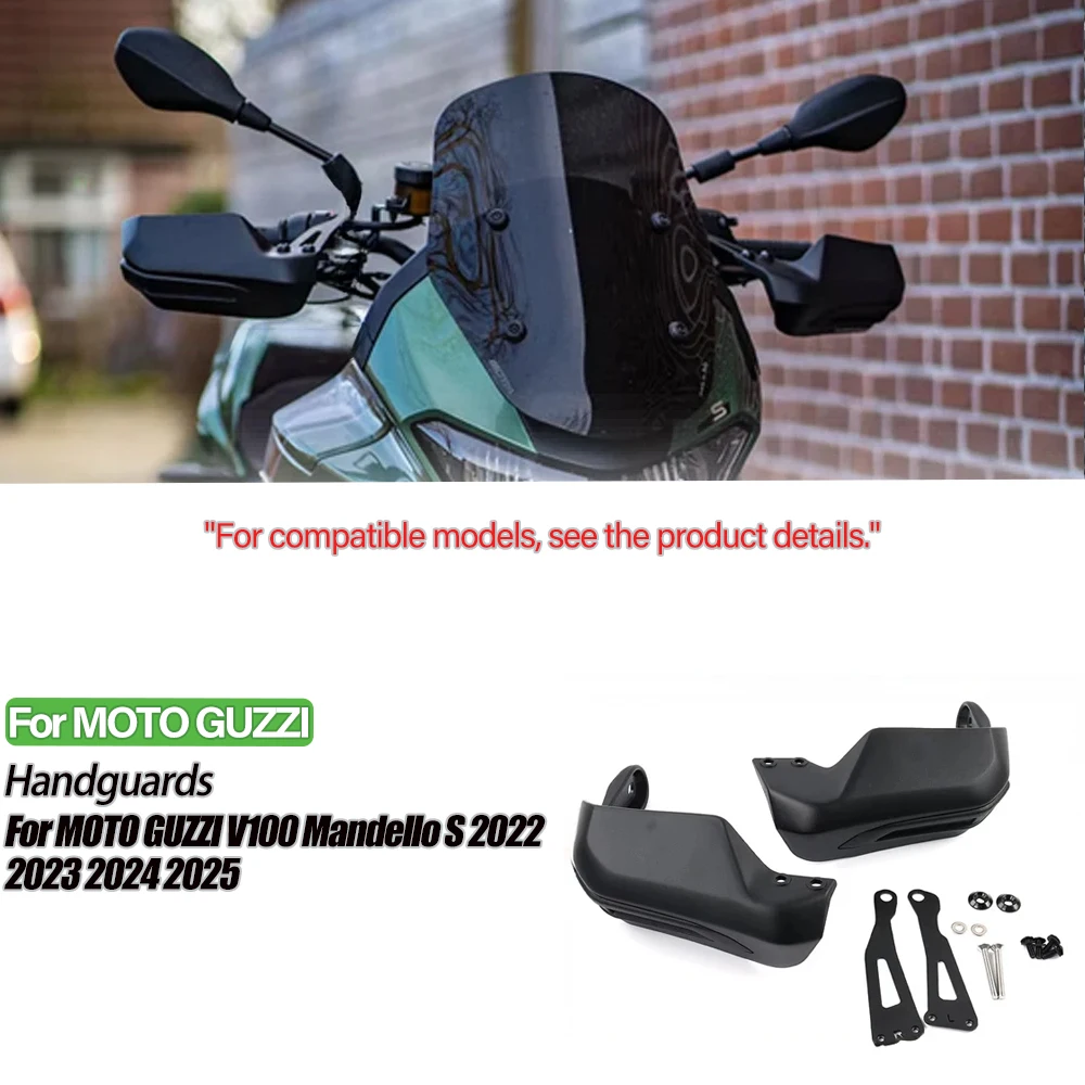 

Motorcycle Accessories - New Black Hand Guard, Hand Protection, Windproof Cover, Suitable for MOTO GUZZI V100 Mandello S 2023 20