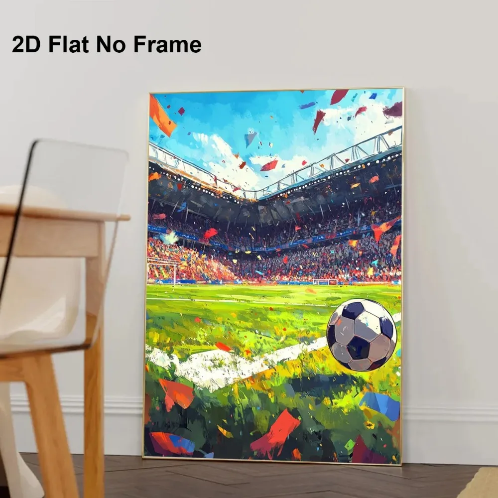 500/1000/1200/2000PCS Puzzle Anime Style Colorful Football Field Jigsaw Leisure and Entertainment Suitable for Art Enthusiasts