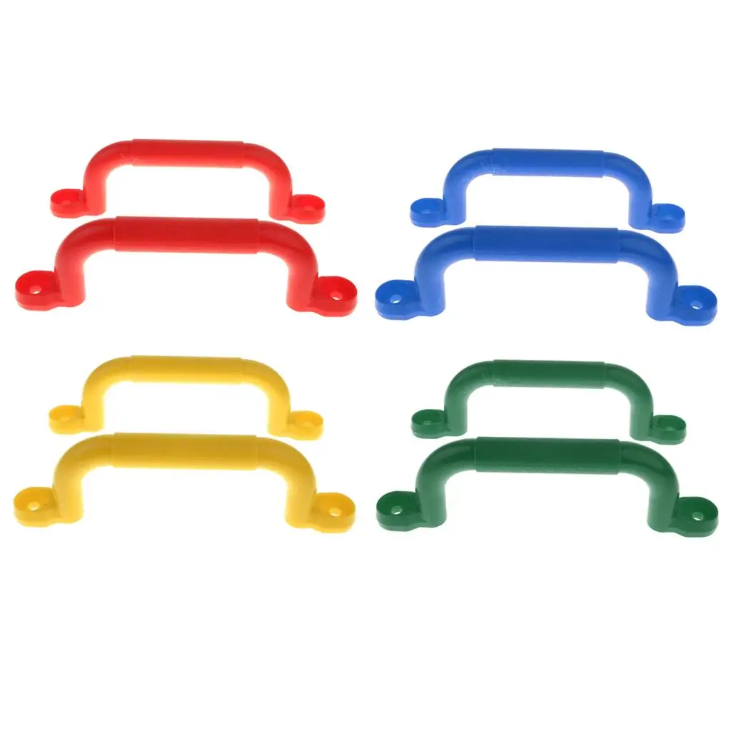 4 Colors 2PCS Children Playground Anti-slip les W/Fixings Kits Swing