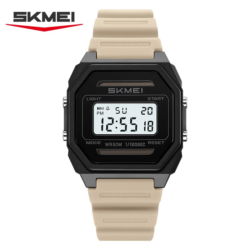 SKMEI 2640 Solarbetriebene Digitale Herren- und Damenuhren Sportliche Wasserdichte Elektronische Herrenarmbanduhren Militäruhr Jungen Reloj Hombre