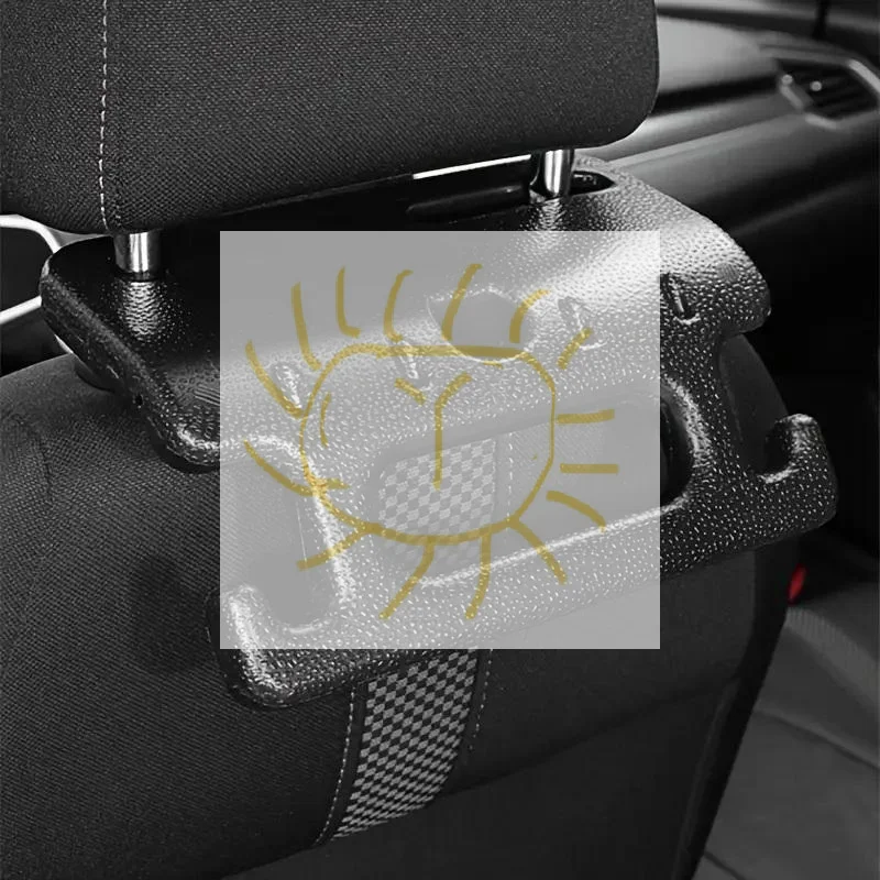 

1 шт., вешалка для подголовника автомобильного сиденья для рюкзака, ручные сумки, сумка для хранения, автокрючок, безопасный подлокотник для старика, 1 шт.