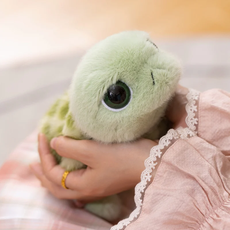 23CM Cute Big Eyes Tortoise Plush Toy Soft Comfortable Fabric Turtle Sea Animal Nice Gifts Birthday Christmas Presents