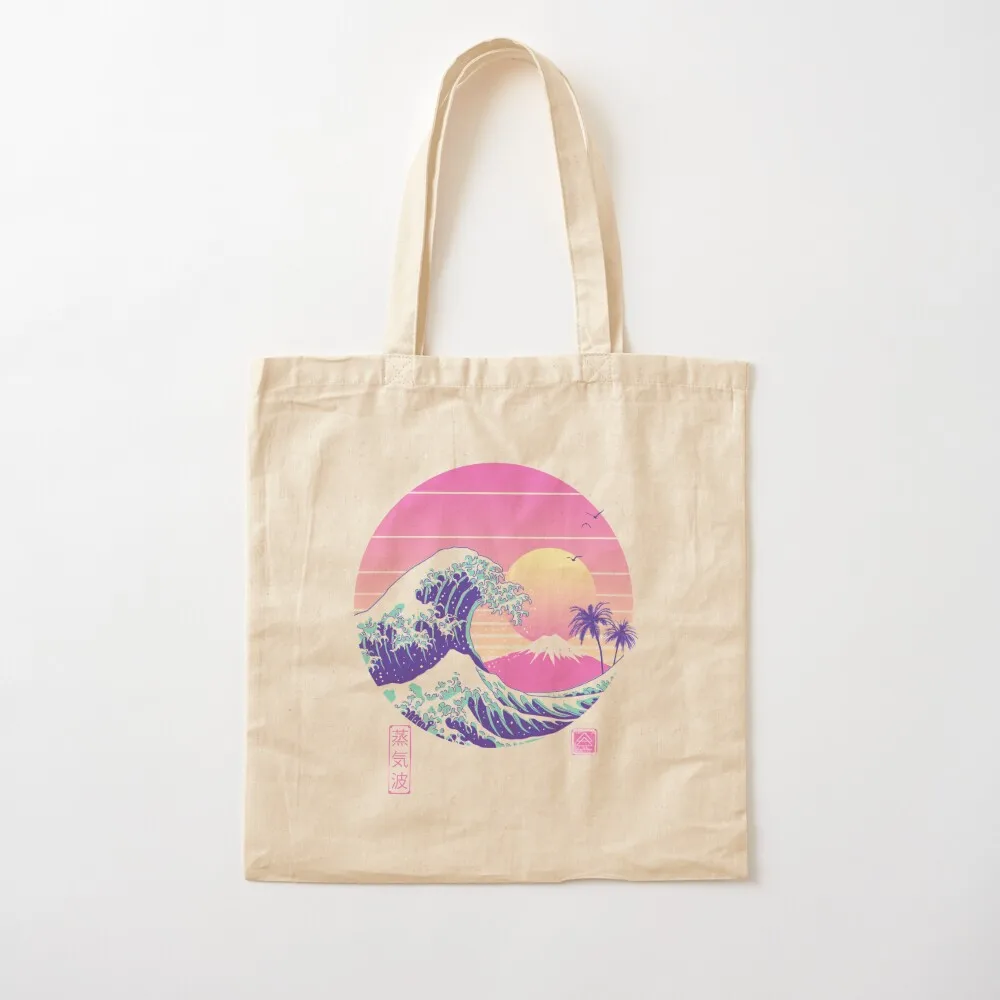 

The Great Vaporwave Tote Bag Women bags Canvas shoulder bag Fabric bag eco folding Canvas Tote