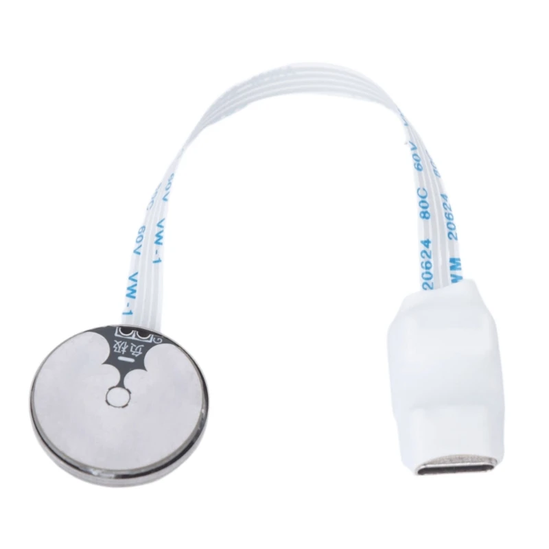 Kabelgebundener USB-C-auf-CR2032-Dummy-Batterieadapter mit Flachbandkabel des Knopfzellen-Kontaktmoduls für den externen