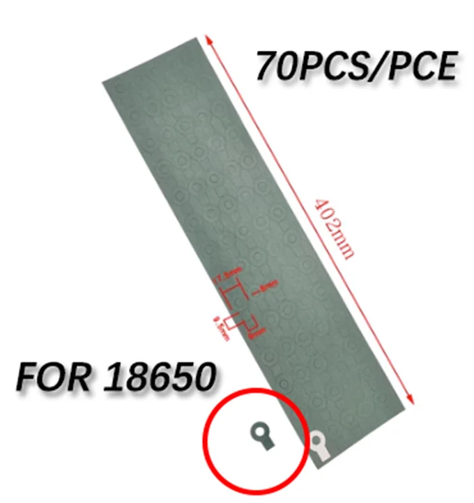 1 Paper 18650 Insulating PAD Battery Protection PAD Single Cell Pad