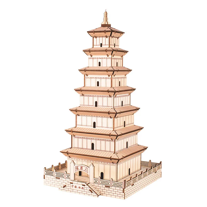 3D Wooden Puzzle Steam Train Lunar Rover Manual Model DIY Assembly Toys For Children Kids Desk Decoration Wood Building Kit Toy