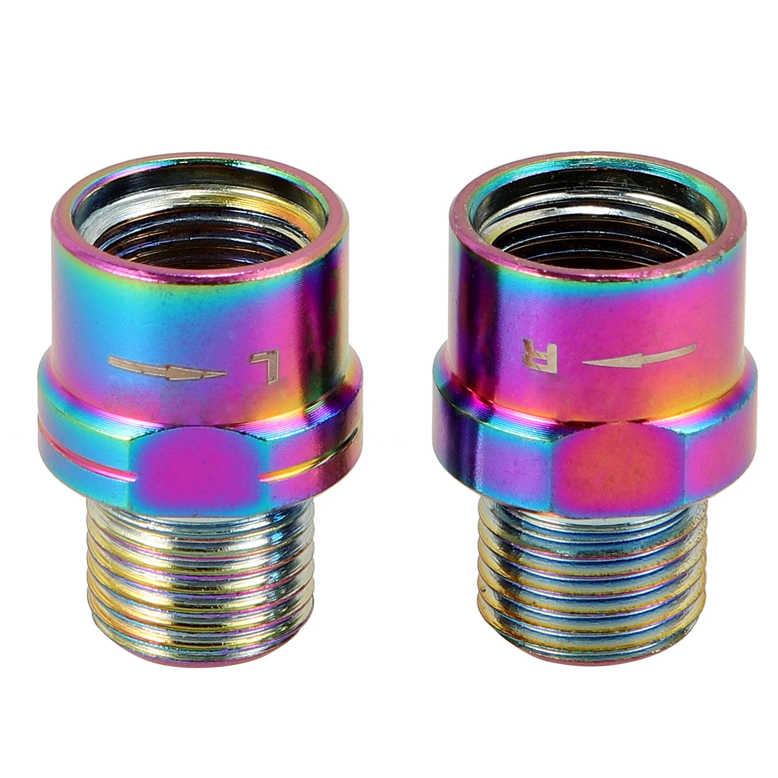 

2Pcs Durable Bike Pedal Extenders Aluminum Alloy Wear-Resistant Compact Pedal Adapters Bicycle Parts Bike Accessories