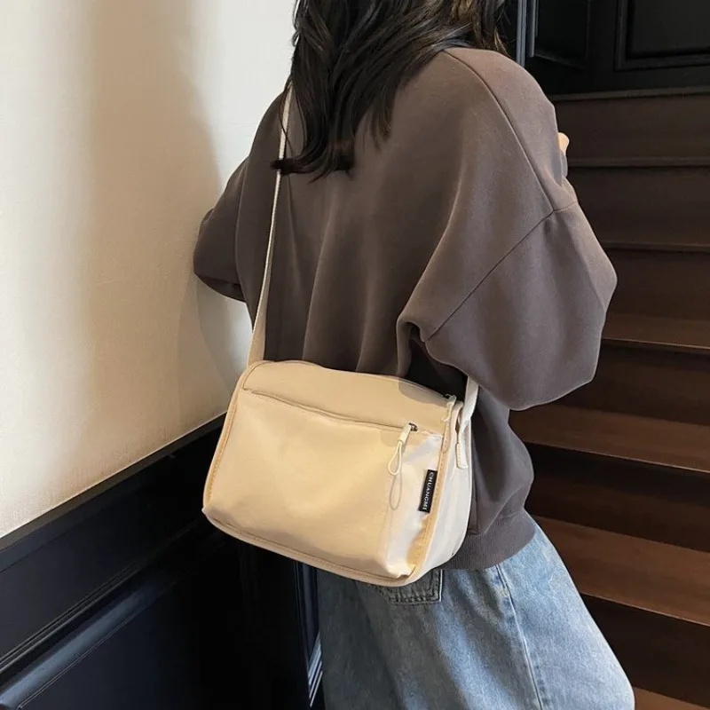 Elegant Classic Diaper Bag Women's Leather Handbag Luxury Brand Famous Designer Popular Solid Color Trendy Leisure Business