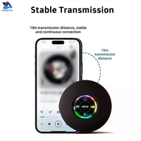 Mini Portable MINGCVIL Bluetooth Audio IPX4 Waterproof Led Lights Bathroom Outdoor Large Suction Cup Can Adsorbed Wall Speaker
