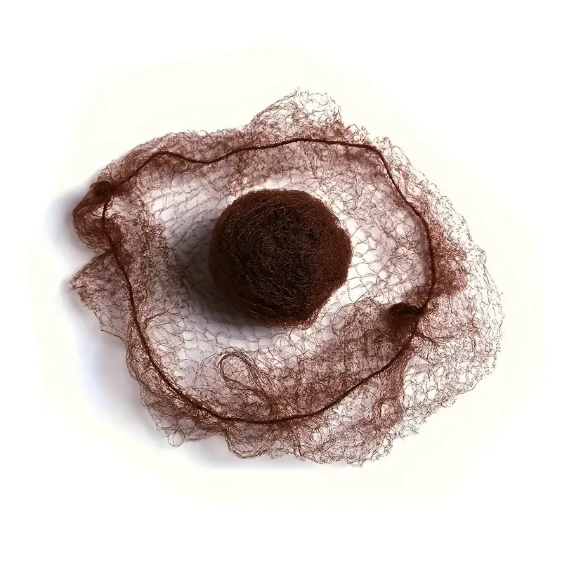 100PCS Premium Nylon Invisible Hair Nets for Ballet