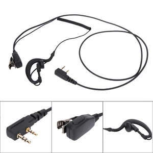 Walkie talkie fones de ouvido 2 pinos fone de ouvido ptt mic para baofeng 480 490 320 v6 v7 v8 658 520 530 999 888 777 666s 777s 888s 10 principais vendas fonia capacete baofeng - №4