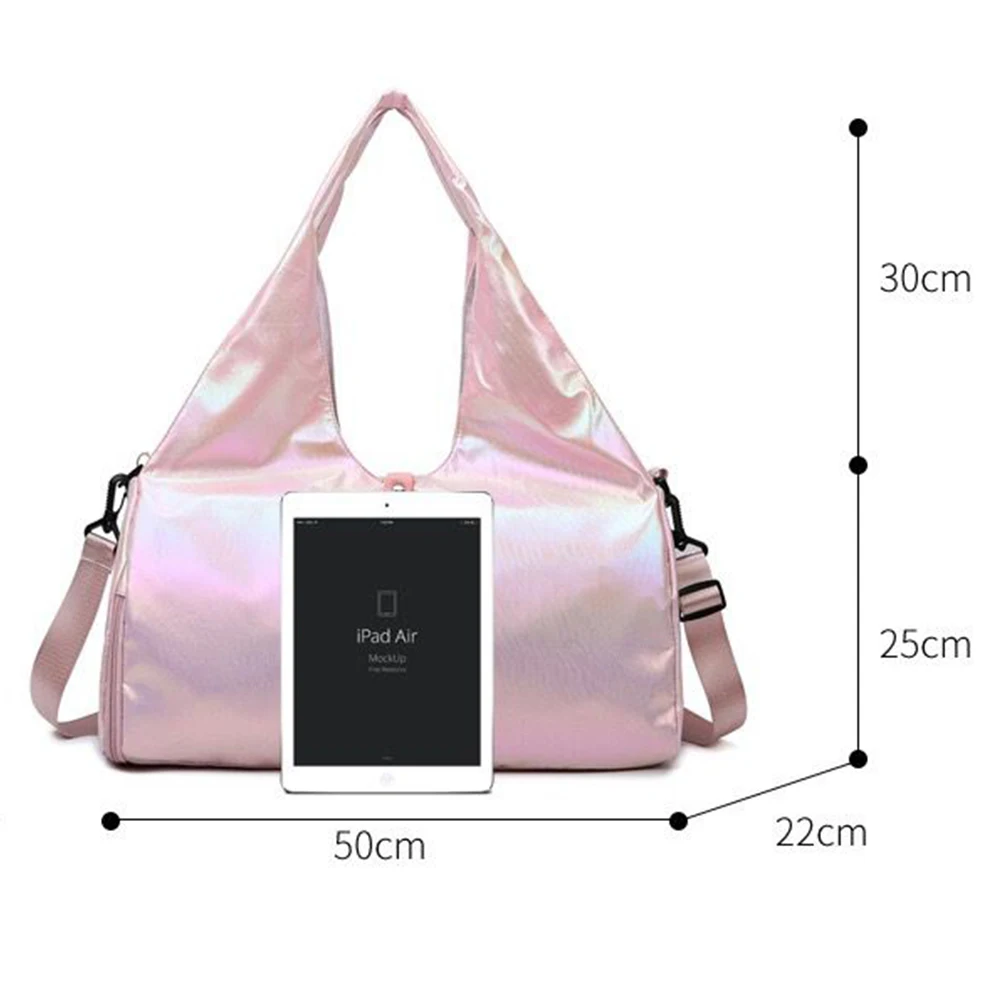 Big Size Large Fashion Sports Handheld Yoga Bag Fitness Bags Dry Wet Separation Travel Bag