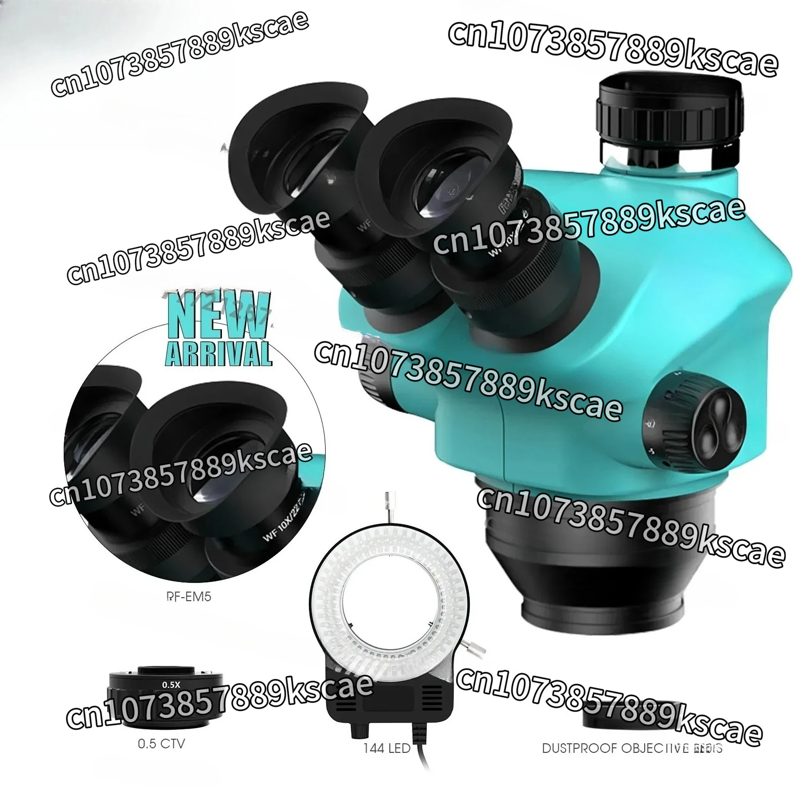 

WF10X/22mm Eyepiece Suitable for Mobile Phone PCB Welding Microscope ToolRF4 7-50X Trinocular Continuous Zoom