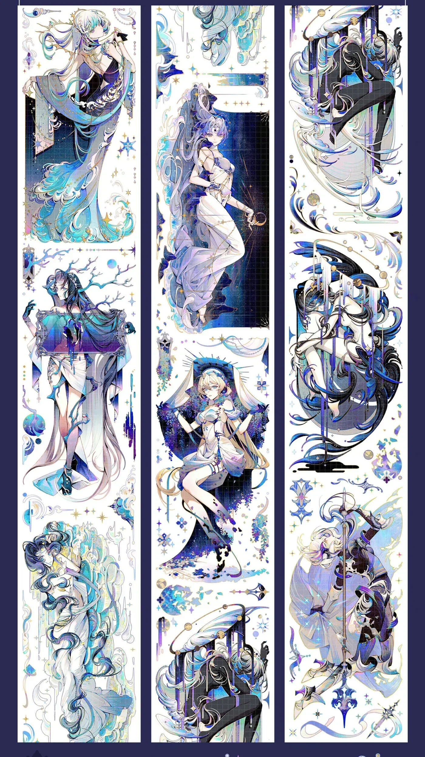 1 Loop Fairy Girl Masking Shiny PET Tape