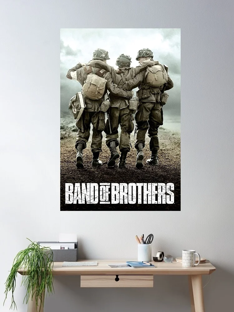 BAND of BROTHERS Movie, Art Print Silk Poster Home Wall Decor