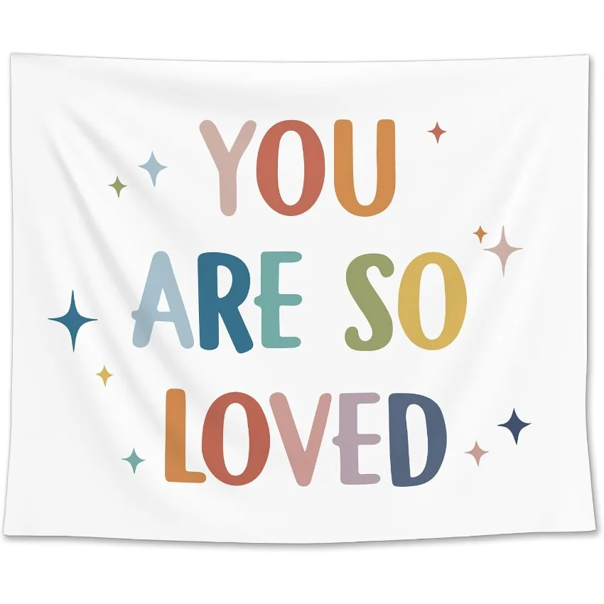 Progress Over Perfection Tapestry Wall Hanging Inspirational Poster Classroom Dorm Bedroom Office Aesthetic Decor Fabric Art
