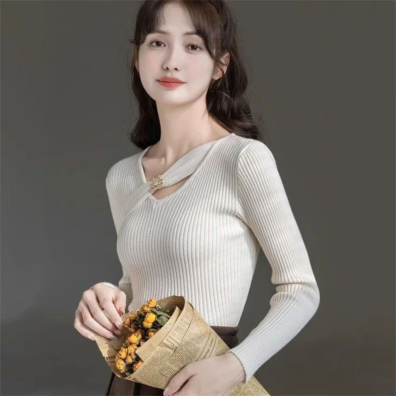 

Turtleneck Knitted Women Sweater fashion Pullovers Autumn Winter Basic Women Sweaters Fit Soft Warm Tops