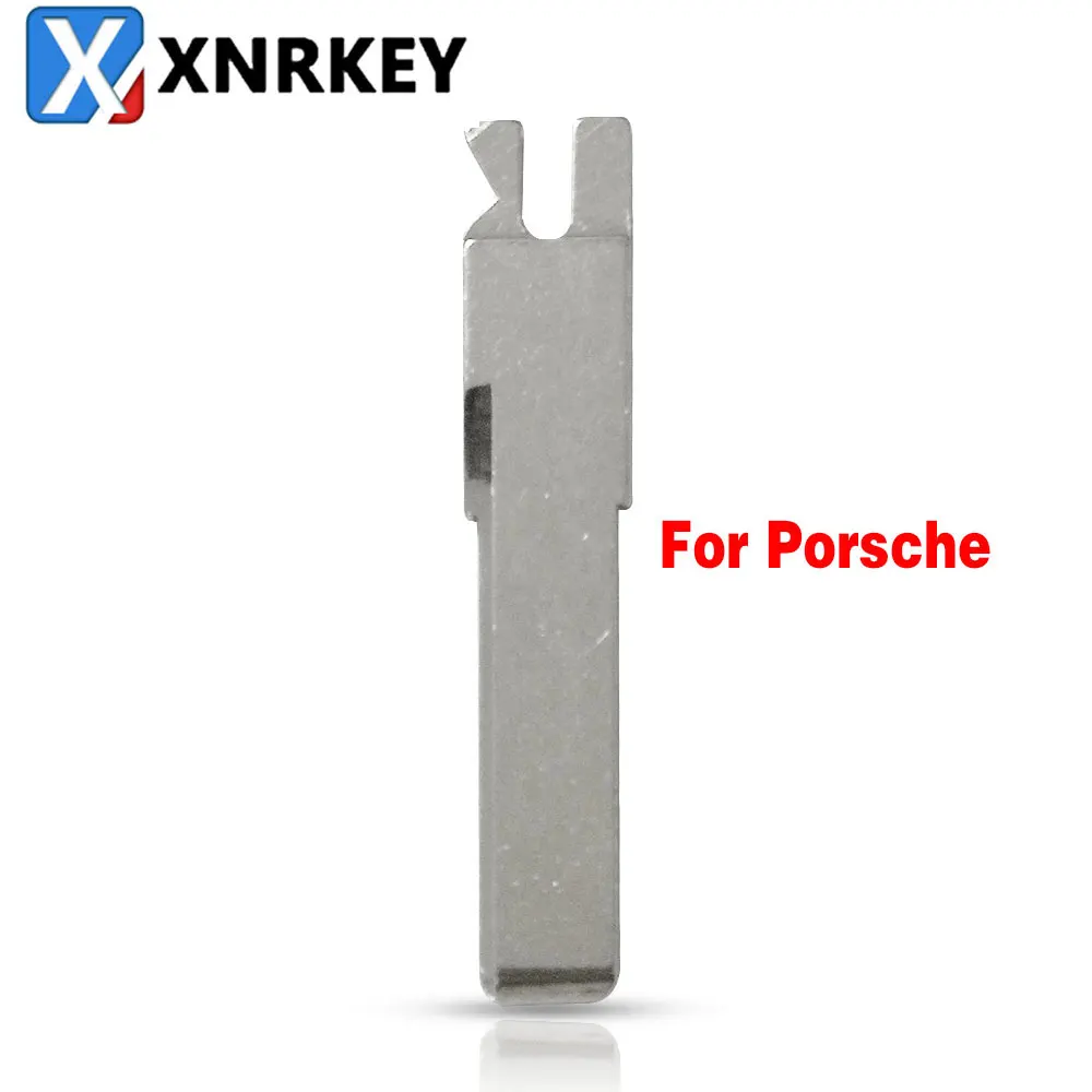 XNRKEY 10 Pcs Replacement Metal Uncut Blank Remote Key Blade for Porsche 911 996 Boxster S 986