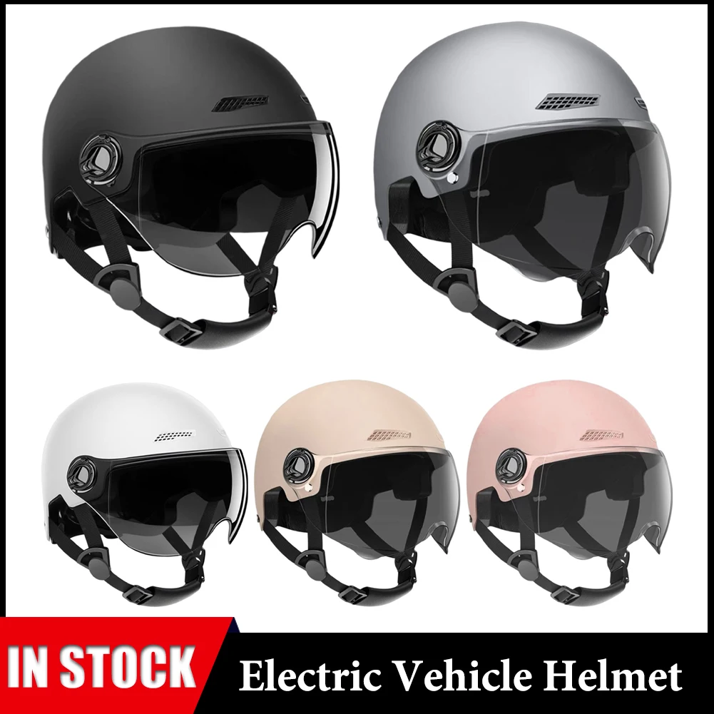 Motorcycle Bicycle Helmets Anti-fog Lens Electric Scooter Helmet Men Women Four Seasons General Half Helmet Fashionable Helmet