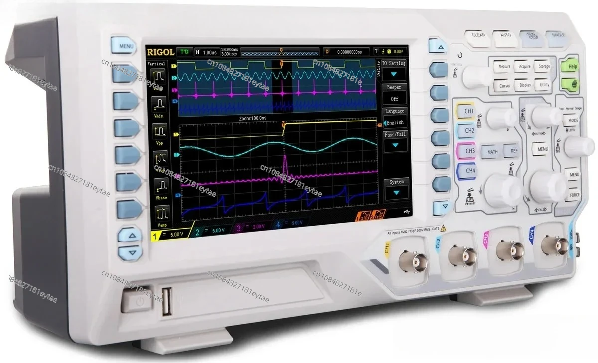 DS1054Z digital oscilloscope four channels 50M bandwidth DPO fluorescence brand new original+upgraded option
