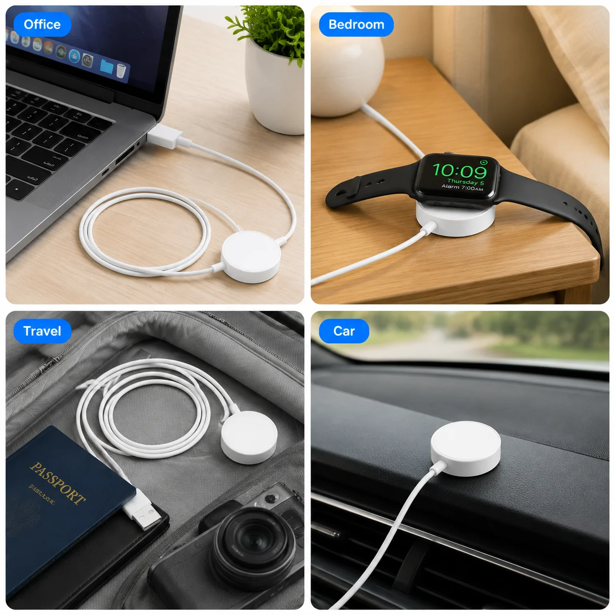 Magnetic Charging Cable For S8 Pro/DT3/S8 PRO MAX/S7 Pro/DT7, Universal Wireless Charger for Multiple Smartwatch Models, 5V/1A