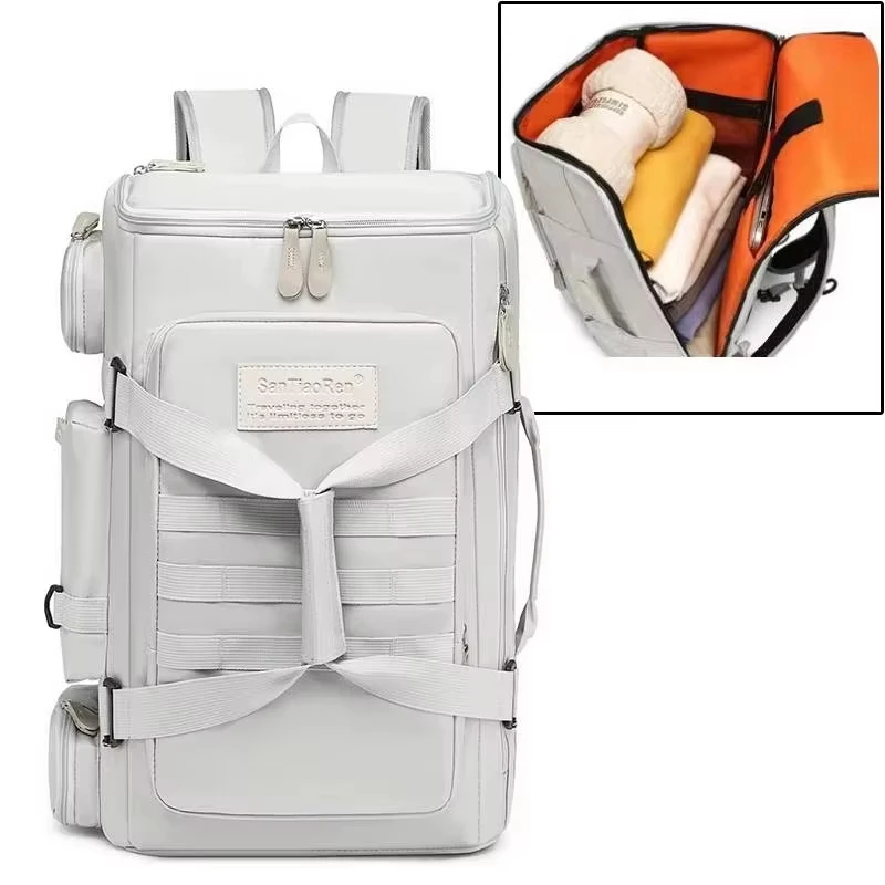 

Travel Backpack with Dry Wet Separation Large Capacity Fitness Gym Training Bag Sports Travel Camping Climbing Hiking Rucksack