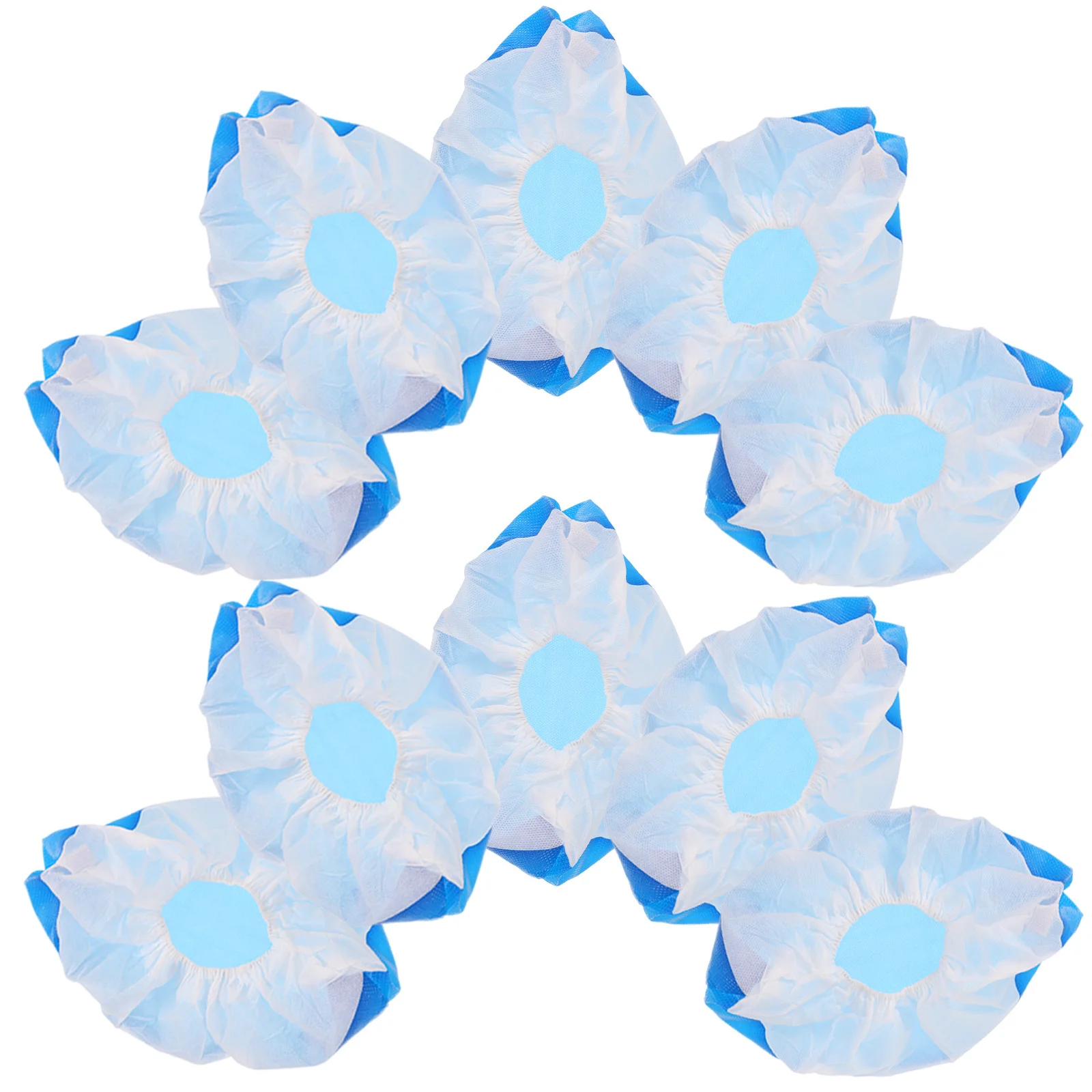 50Pcs Non-Slip Breathable Shoe Covers Adult Indoor Shoe Protectors Flexible Elastic Opening Floor Protection Shoes Cover